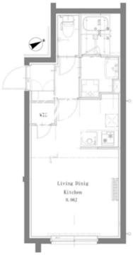 プロスタイルウェルス亀戸水神 302 間取り図