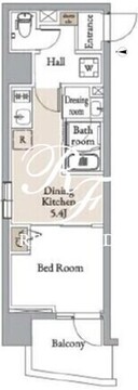 グランカーサ住吉3 308 間取り図
