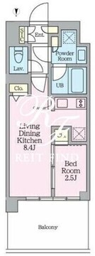 クレストコート東陽町 403 間取り図