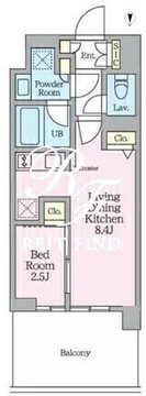 クレストコート東陽町 1204 間取り図