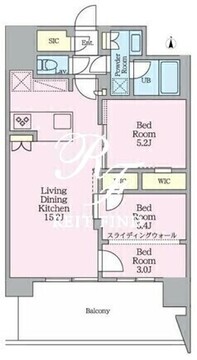クレストコート東陽町 1210 間取り図