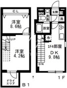ノゾミオ祐天寺 101 間取り図