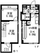 ノゾミオ祐天寺 103 間取り図
