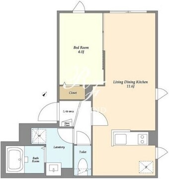 タスキスマート新大塚2 401 間取り図
