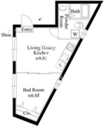 ジャスパー市ヶ谷 302 間取り図