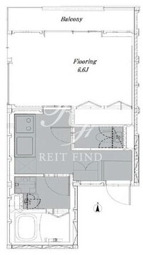 ログライフ上用賀 201 間取り図
