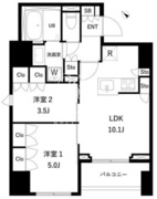 タスキプライムテラス本蓮沼 201 間取り図