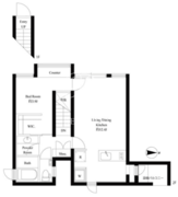 スクエアコート早稲田 12 間取り図