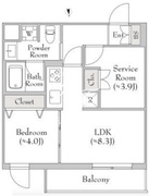 テラブリック南大 201 間取り図