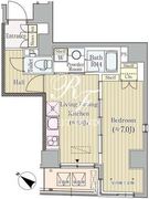 コルティーレ日本橋人形町 601 間取り図