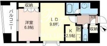エスティメゾン銀座 1007 間取り図