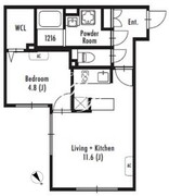 グランパセオ中目黒イースト 102 間取り図