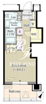 メルクマール京王笹塚レジデンス 1213 間取り図