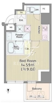 アウローラ 403 間取り図