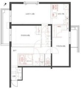 インプルーブ外苑 202 間取り図