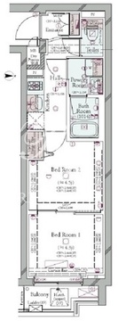 コンシェリア目黒本町 THE RESIDENCE 104 間取り図