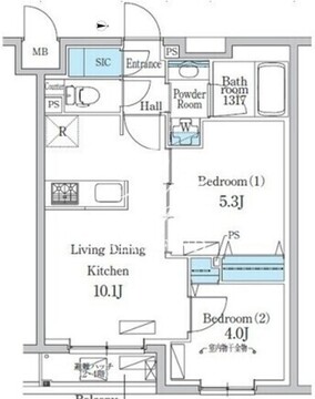 デュオフラッツ千歳船橋 210 間取り図