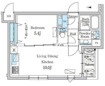 デュオフラッツ千歳船橋 404 間取り図