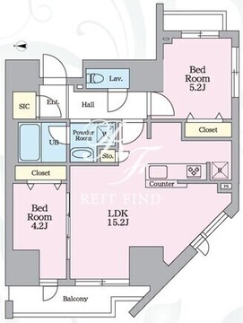 アーバンノット原宿 301 間取り図