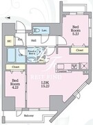 アーバンノット原宿 401 間取り図