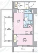 アーバンノット原宿 602 間取り図