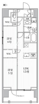 シーズンフラッツ押上フィオーレ 201 間取り図