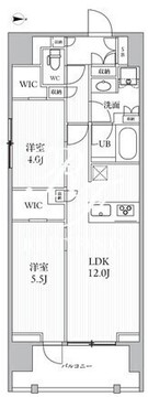 シーズンフラッツ押上フィオーレ 401 間取り図