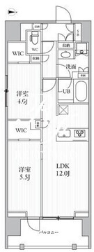 シーズンフラッツ押上フィオーレ 501 間取り図