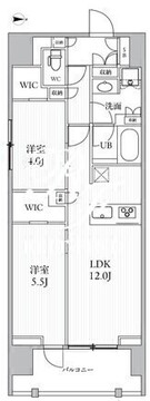 シーズンフラッツ押上フィオーレ 1001 間取り図