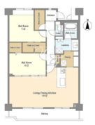 グランハイツ池尻 502 間取り図