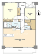 グランハイツ池尻 604 間取り図