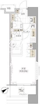 パークハビオ西新宿 1101 間取り図