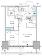 パークアクシス西大島コンフォートスクエア 1420 間取り図
