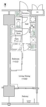 ブルックサイドレジデンス木場 441 間取り図