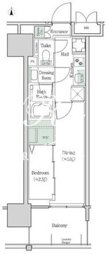 ブルックサイドレジデンス木場 416 間取り図