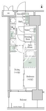 ブルックサイドレジデンス木場 417 間取り図