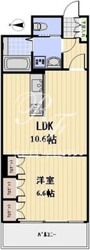 グランカーサ浅草 203 間取り図