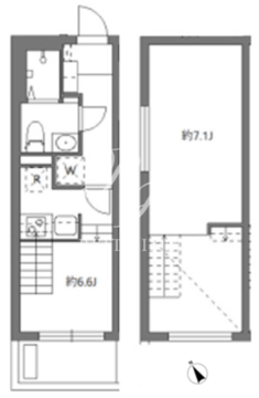 アリカ大森1 401 間取り図