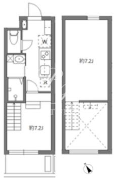 アリカ大森1 402 間取り図