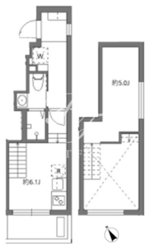 アリカ大森1 405 間取り図