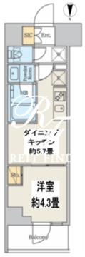 クレストコート本所吾妻橋ノース 705 間取り図