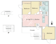 ベルメゾン中村橋ノースNW 303 間取り図