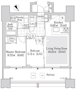 大崎ガーデンレジデンス 2213 間取り図