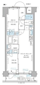 パークアクシス文京本郷 309 間取り図