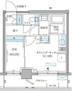 パークアクシス文京本郷 801 間取り図