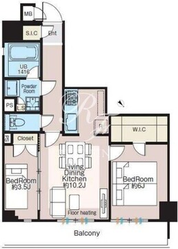 CREATIF三軒茶屋 501 間取り図