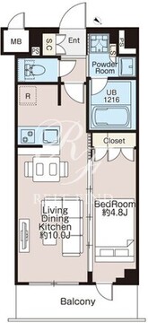 CREATIF三軒茶屋 405 間取り図