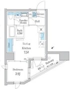 デュオフラッツ板橋大山 802 間取り図