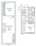 CREATIF学芸大学 105 間取り図