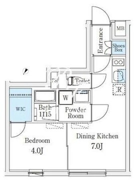 CREATIF学芸大学 202 間取り図